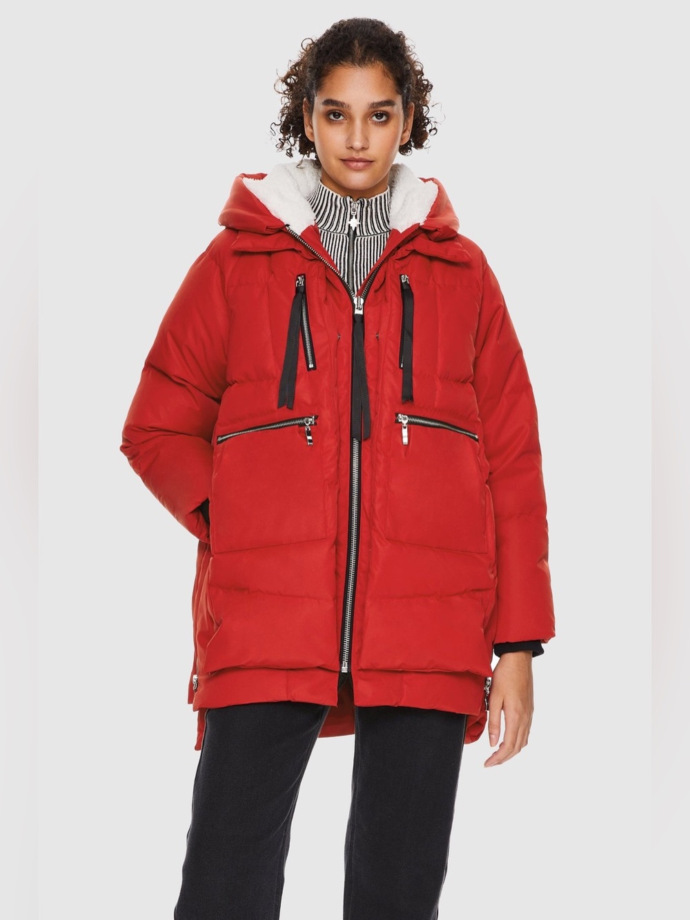 Orolay thickened down jacket size medium